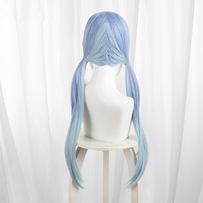 Gvavaya Game Cosplay Honkai: Nexus  Anima Manafey Cosplay Wig 70cm Blue Wig