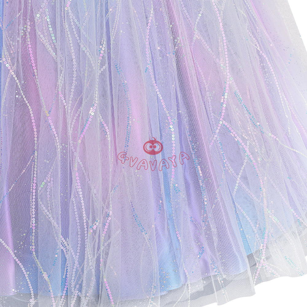 Gvavaya Anime Cosplay Witch Cosplay Glinda‌ Blue Gown Cosplay Costume