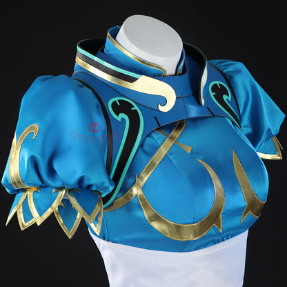 Gvavaya Game Cosplay Overwatch 2 x Street Fighter 6 Cosplay Chunli Juno Cosplay Costume