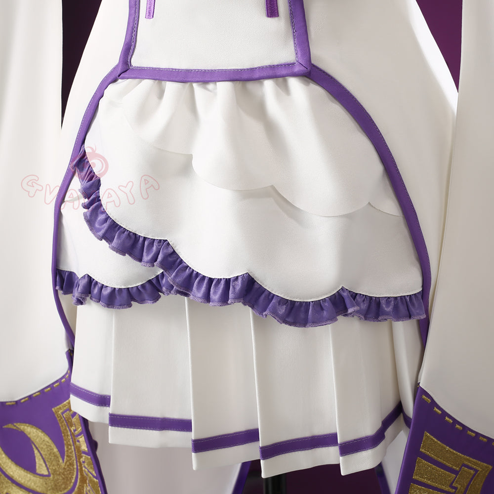 Gvavaya Anime Cosplay Re Zero Cosplay Emilia Cosplay Costume