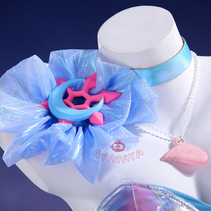 Gvavaya Game Cosplay MR Luna Snow‌ Disco Pop Cosplay Costume