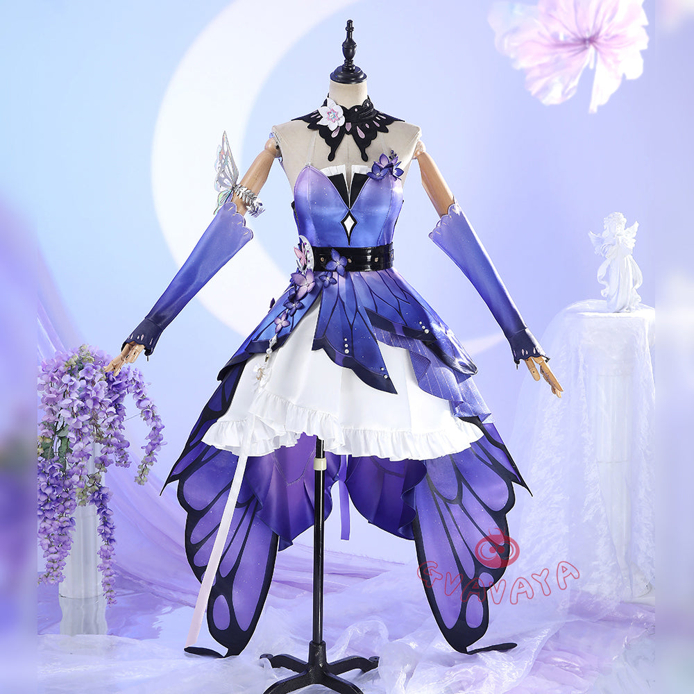 Gvavaya Game Cosplay Honkai Star Rail Cosplay Castorice Gossamer Flutter Splash Art Cosplay Costume