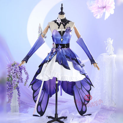 Gvavaya Game Cosplay Honkai Star Rail Cosplay Castorice Gossamer Flutter Splash Art Cosplay Costume