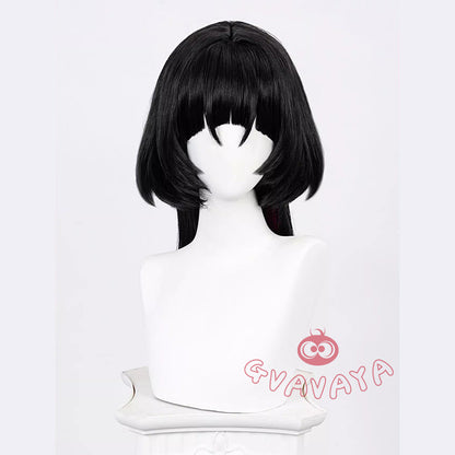 Gvavaya Anime Cosplay Zenless Zone Zero Jane Doe Cosplay Wig Black Pink 70cm Hair