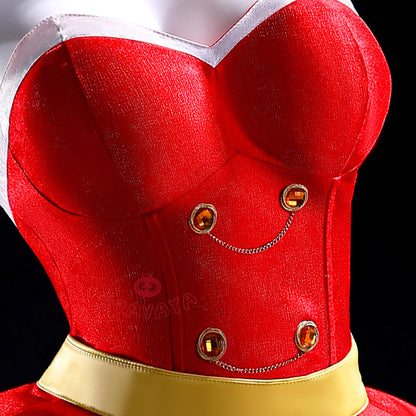 Gvavaya Cosplay HH Cosplay Charlie Morningstar Red Party Dress Charlie Cosplay Costume