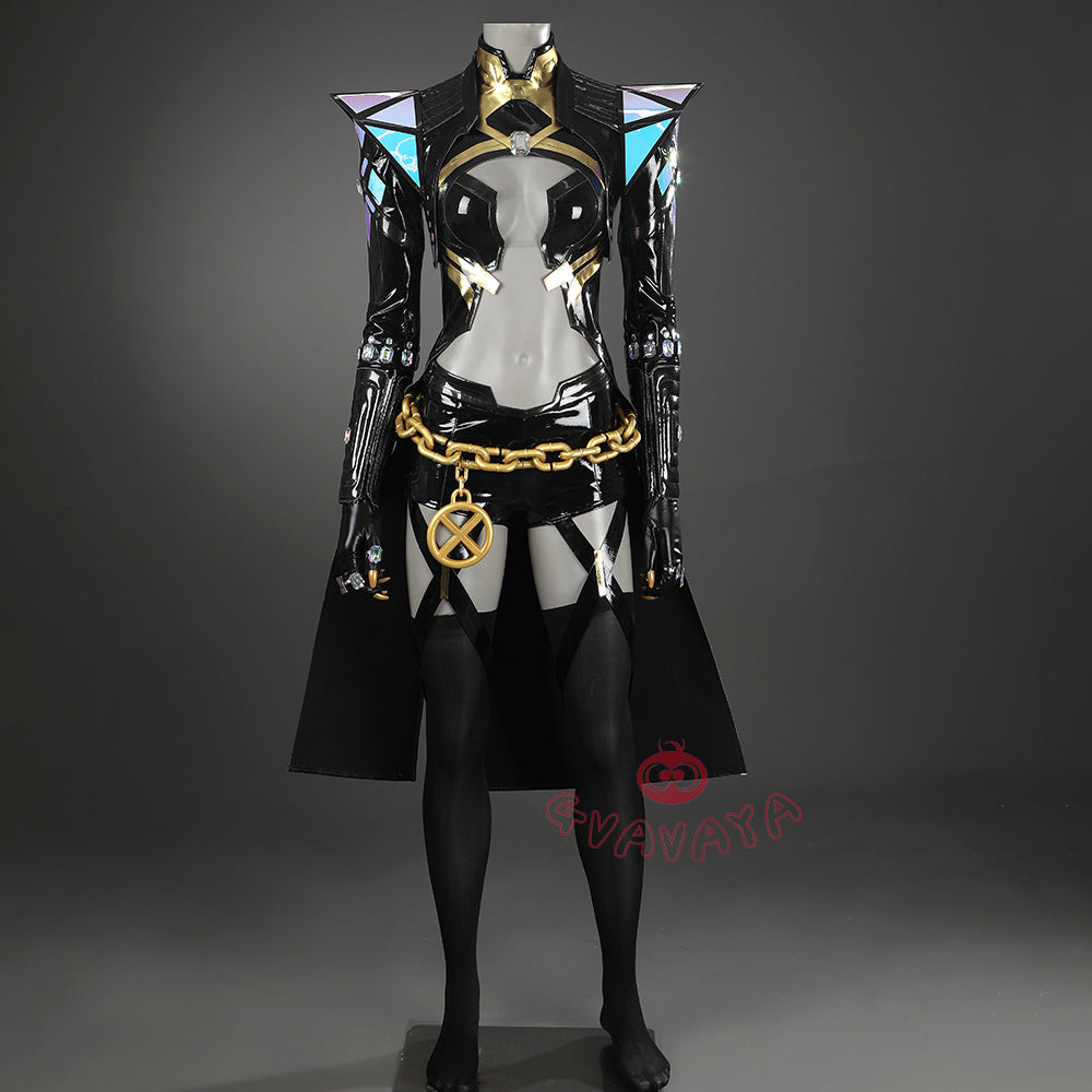 Gvavaya Game Cosplay White Queen Cosplay Emma X-Revolution Cosplay Costume