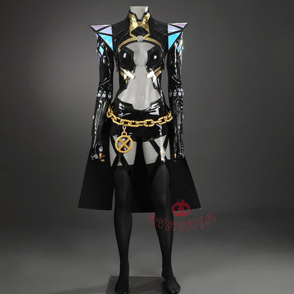 Gvavaya Game Cosplay White Queen Cosplay Emma X-Revolution Cosplay Costume