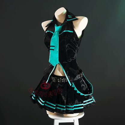 [In Stock] Gvavaya Cosplay V+ Singer Figure Stylist 16th Birthday Commemoration Black Cosplay Costume