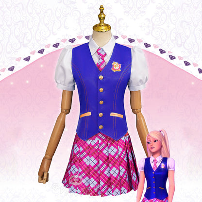 Gvavaya Anime Cosplay Princess Charm School Cosplay Costume Blair Willows/Princess Sophia/Delancy School Uniform Suit Costume