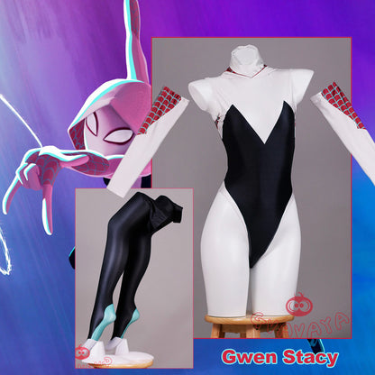 Spider-Man: Across the Spider-Verse - Gwen Stacy Cosplay Costume Jumps –