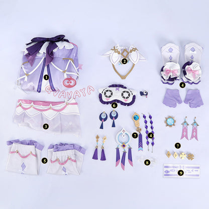Gvavaya Game Cosplay Genshin Impact Cosplay Citlali Whispers of Stars and Smoke Cosplay Costume