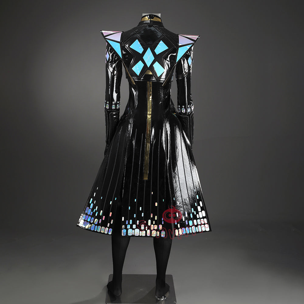 Gvavaya Game Cosplay White Queen Cosplay Emma X-Revolution Cosplay Costume