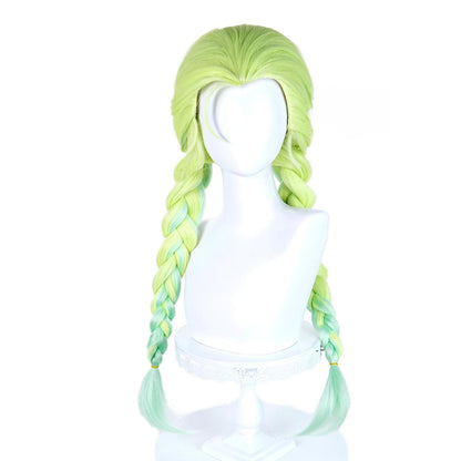 Gvavaya Anime Cosplay New PANTY & STOCKING with GARTERBELT Gunsmith Bitch Cosplay Wig 75cm Long Green Wig