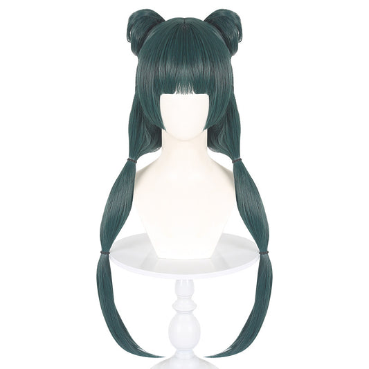 Gvavaya Anime Cosplay Maomao Cosplay Wig 75cm Dark Green Wig