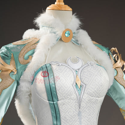 Gvavaya Game Cosplay Genshin Impact Cosplay Zibai Cosplay Costume