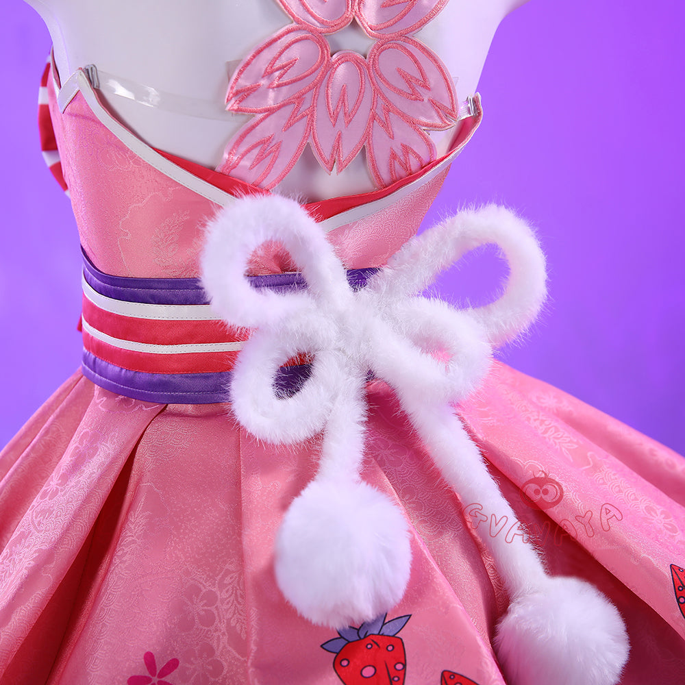 Gvavaya Game Cosplay Psylocke Daring Daifuku Pink Cosplay Costume