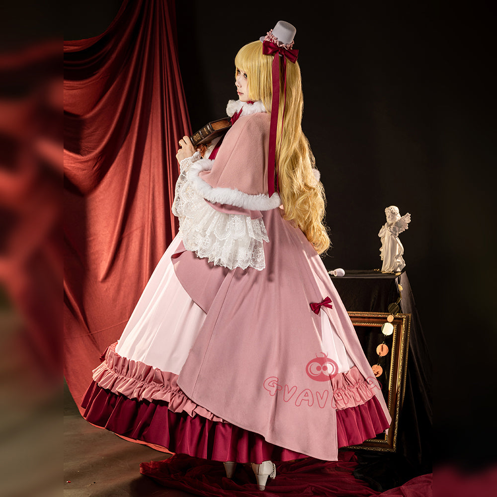 Gvavaya Cosplay GOSICK Cosplay Costume Victorique De Blois Pink Dress Suit Cosplay