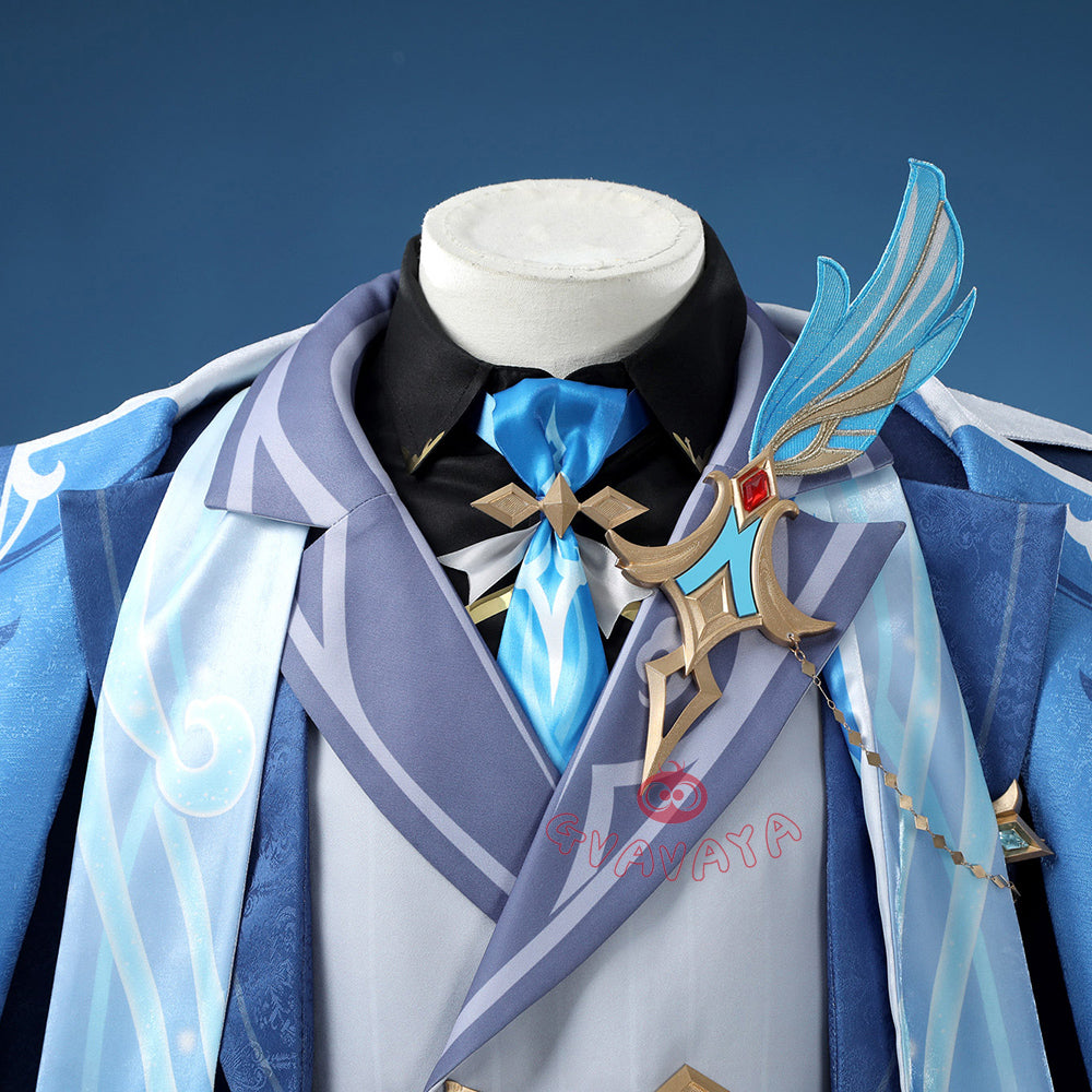 Gvavaya Game Cosplay Genshin Impact Cosplay Neuvillette Lantern Rite Cosplay Costume