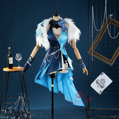 Gvavaya Game Cosplay Genshin Impact Yelan Tranquil Banquet Outfit Yelan Cosplay Costume