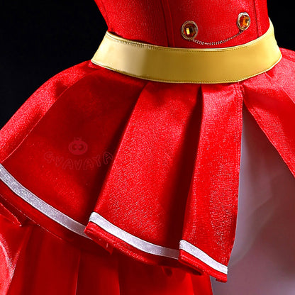 Gvavaya Cosplay HH Cosplay Charlie Morningstar Red Party Dress Charlie Cosplay Costume
