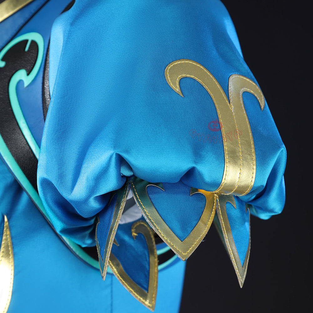 Gvavaya Game Cosplay Overwatch 2 x Street Fighter 6 Cosplay Chunli Juno Cosplay Costume