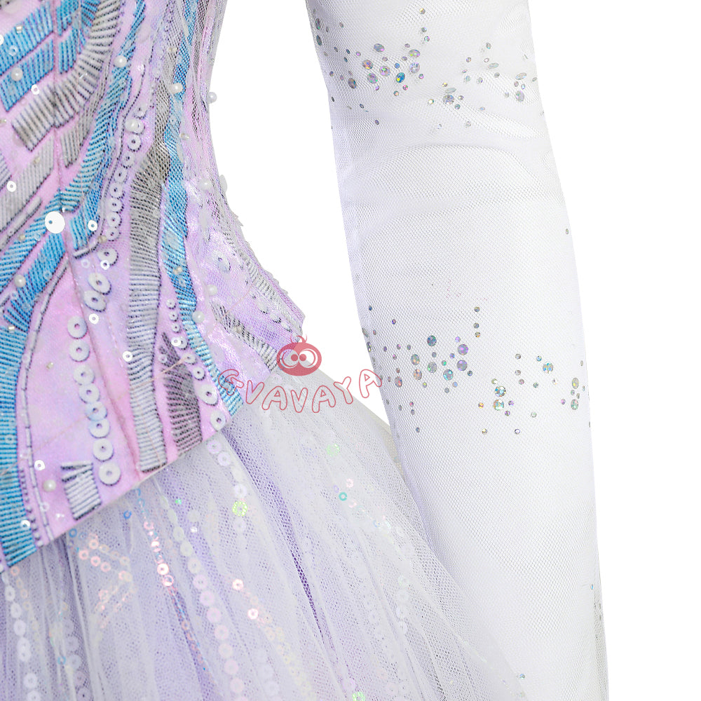 Gvavaya Anime Cosplay Witch Cosplay Glinda‌ Blue Gown Cosplay Costume