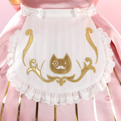 Gvavaya Game Cosplay Kiriko Pink Cat Maid Cosplay Costume