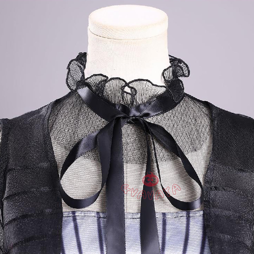 Gvavaya Movie Cosplay Wednesday Party Dress Wednesday Cosplay Halloween Costume
