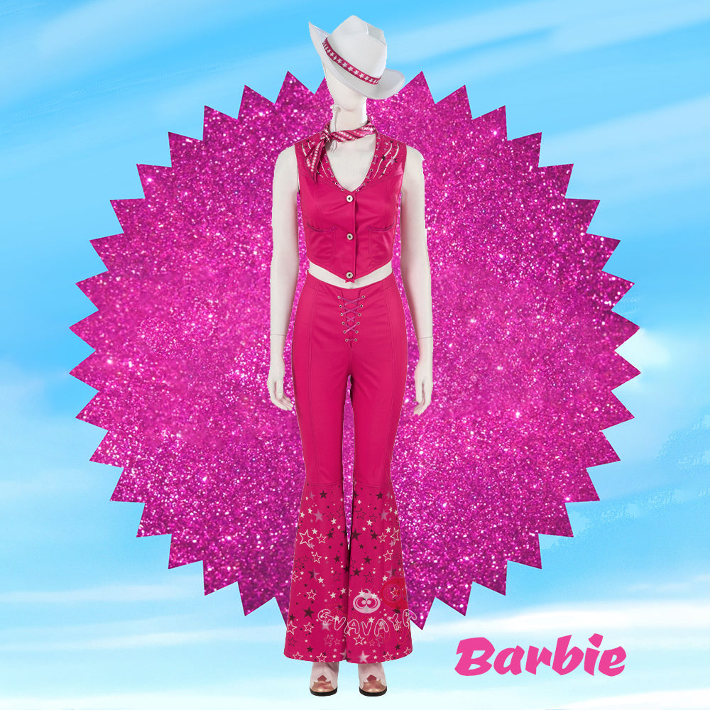 Gvavaya Anime Cosplay Barbie(2023): Barbie B Edition Cosplay Costume Cowgirl Outfit