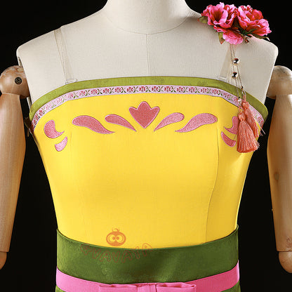 Gvavaya Anime Cosplay Maomao Yellow Dress Maomao Cosplay Costume