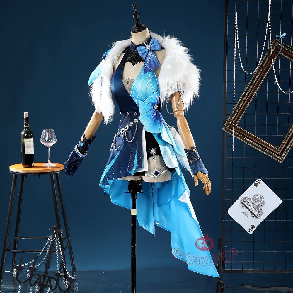 Gvavaya Game Cosplay Genshin Impact Yelan Tranquil Banquet Outfit Yelan Cosplay Costume