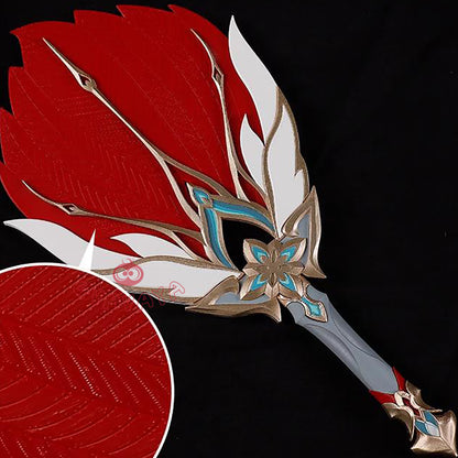 Gvavaya Game Cosplay Honkai Star Rail Jiaoqiu Cosplay Jiaoqiu's Feather Fan Prop