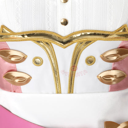 Gvavaya Game Cosplay Ashe Pink Cat Cafe Maid Cosplay Costume