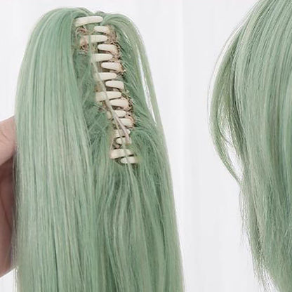 Gvavaya Anime Cosplay Zenless Zone Zero Corin Wickes Cosplay Wig Matcha Green 56cm Hair