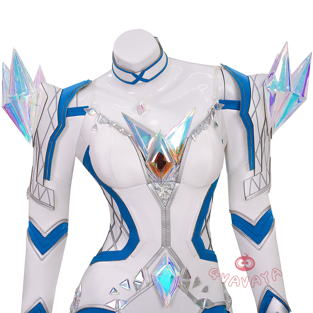 Gvavaya Game Cosplay White Queen Cosplay Emma Frost Cosplay Costume A