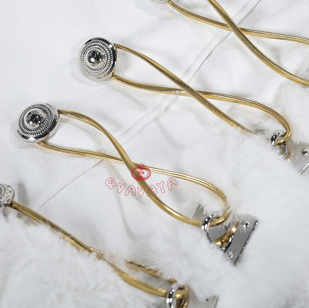 Gvavaya Game Cosplay Goddess of Victory: Nikke Cosplay Blanc (Fortune Express) Cosplay Costume