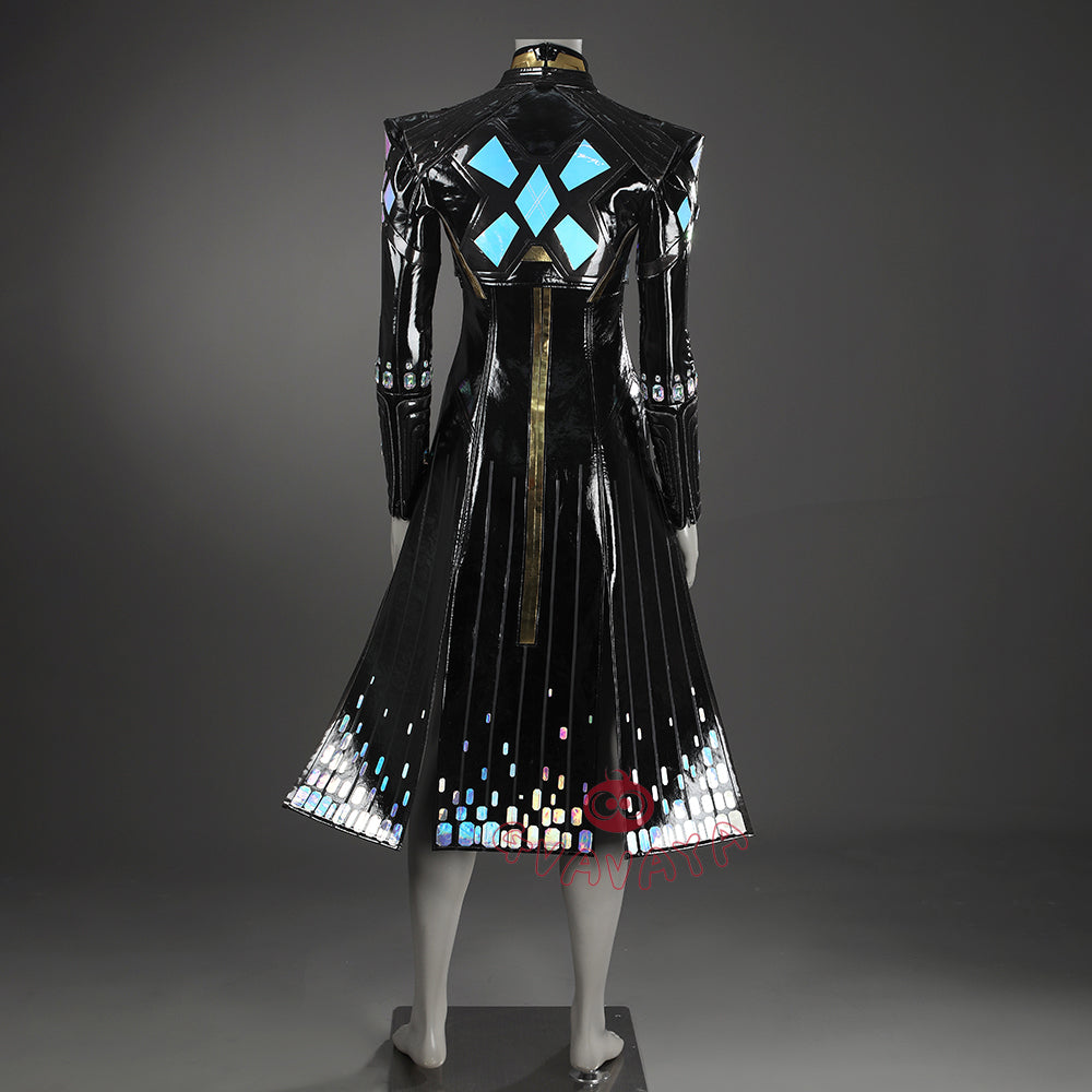 Gvavaya Game Cosplay White Queen Cosplay Emma X-Revolution Cosplay Costume