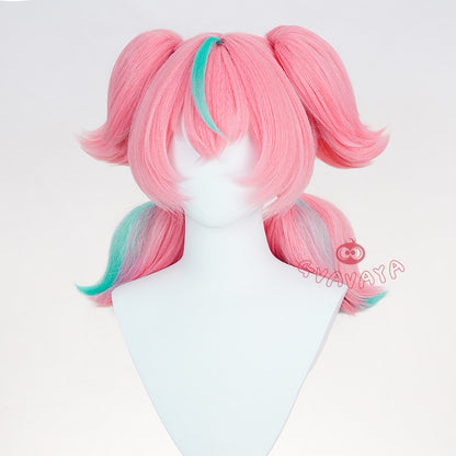 Gvavaya Game Cosplay Zenless Zone Zero Sunna Aria Nangong Yu Cosplay Wig 40cm Hair