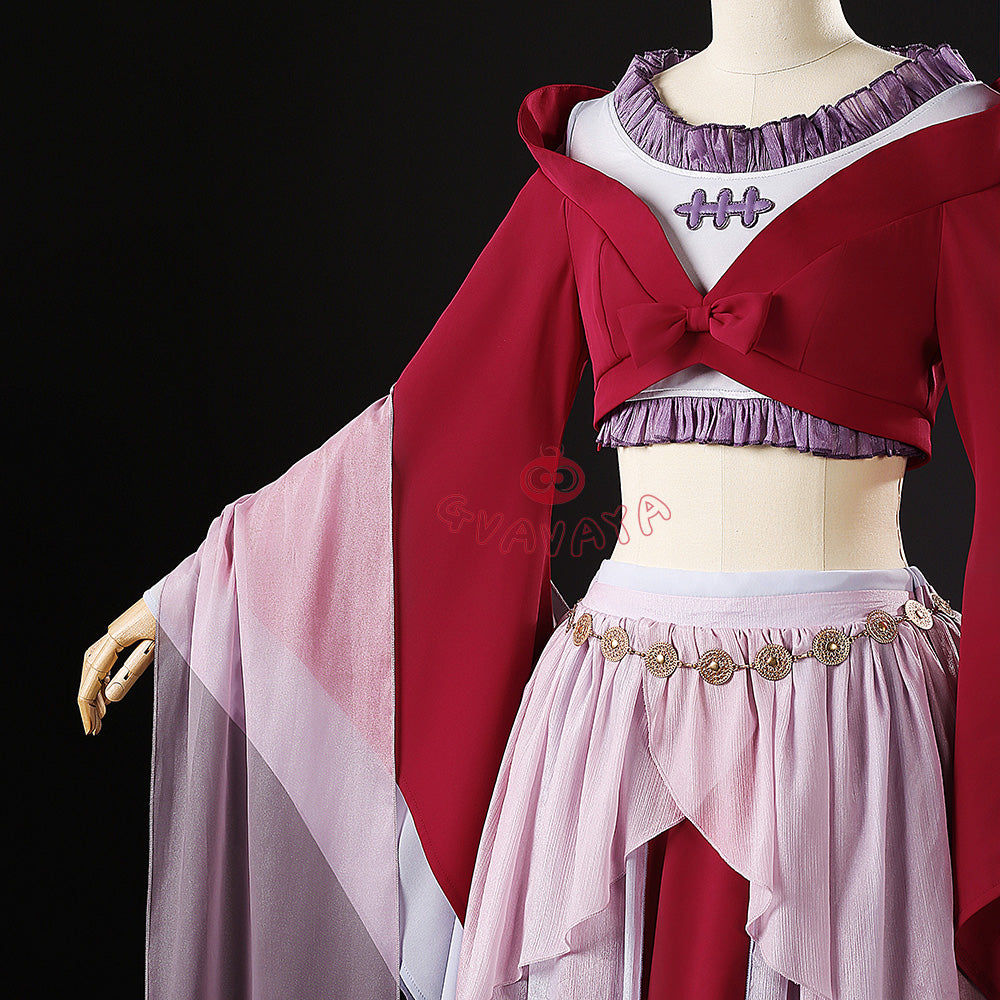 Gvavaya Anime Cosplay The Apothecary Diaries Cosplay Maomao Dance Red Dress Maomao Cosplay Costume