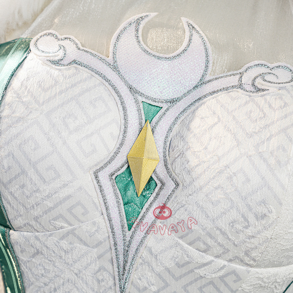 Gvavaya Game Cosplay Genshin Impact Cosplay Zibai Cosplay Costume