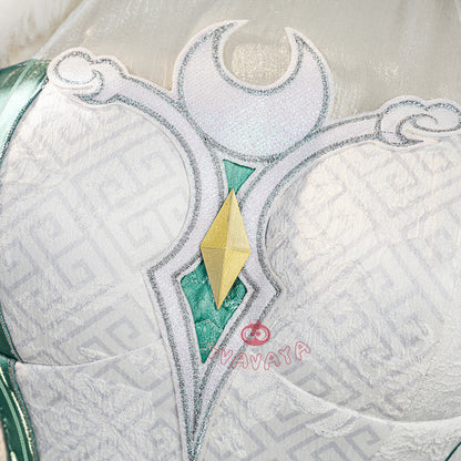 Gvavaya Game Cosplay Genshin Impact Cosplay Zibai Cosplay Costume