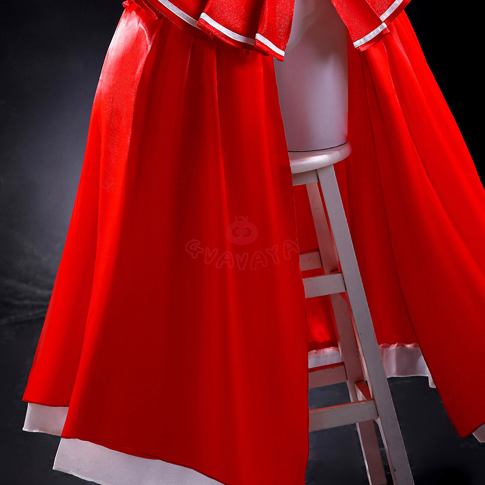 Gvavaya Cosplay HH Cosplay Charlie Morningstar Red Party Dress Charlie Cosplay Costume