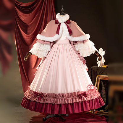 Gvavaya Cosplay GOSICK Cosplay Costume Victorique De Blois Pink Dress Suit Cosplay