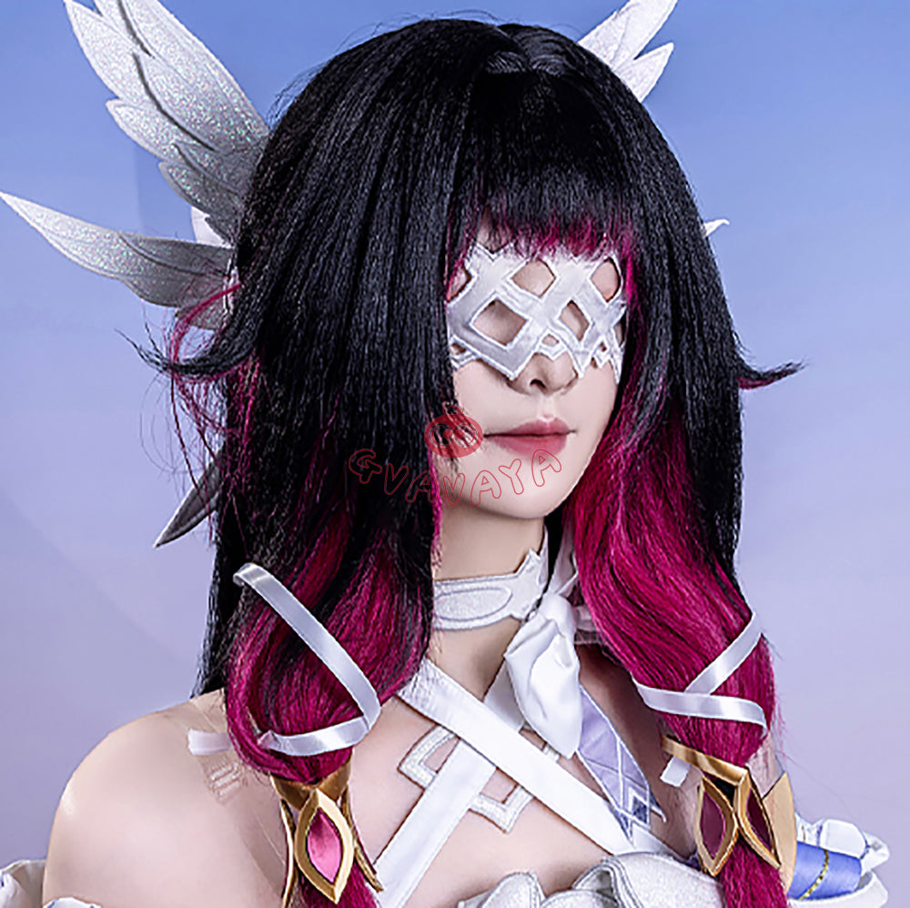 Gvavaya Game Cosplay Genshin Impact Cosplay Columbina (Damselette) Cosplay Costume A