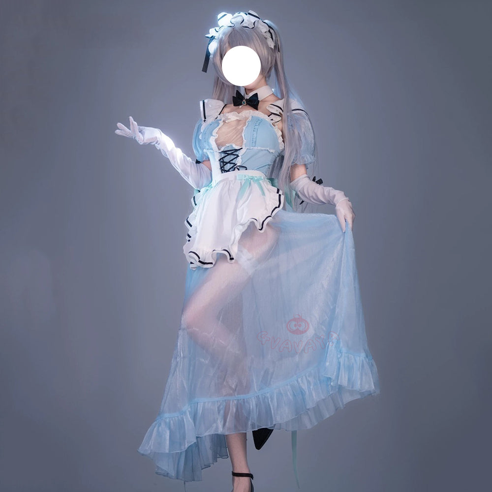 Gvavaya Game Cosplay Goddess of Victory: Nikke Cosplay Cinderella Maid Cosplay Costume