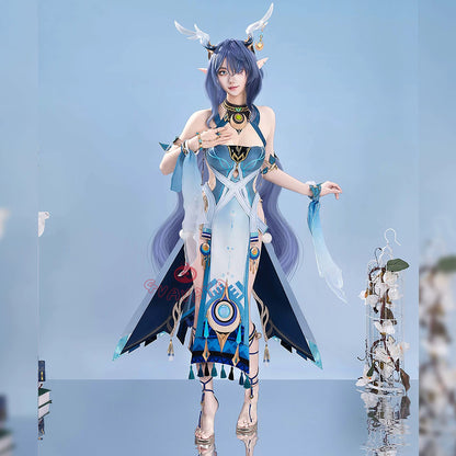 Gvavaya Game Cosplay Genshin Impact Cosplay Lauma Cosplay Costume