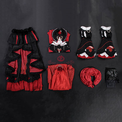 Gvavaya Game Cosplay Honkai Impact 3rd Theresa Apocalypse Lunar Vow Crimson Love Cosplay Costume