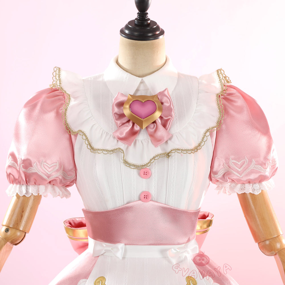 Gvavaya Game Cosplay Kiriko Pink Cat Maid Cosplay Costume