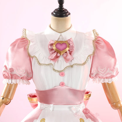 Gvavaya Game Cosplay Kiriko Pink Cat Maid Cosplay Costume