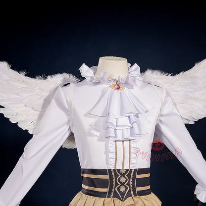 Gvavaya Anime Cosplay BLUE LOCK Cosplay Hyoma Chigiri White Angel Suit Cosplay Costume